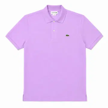 LACOSTE 슬림핏 피케 셔츠 새상품 핑크 L 사이즈