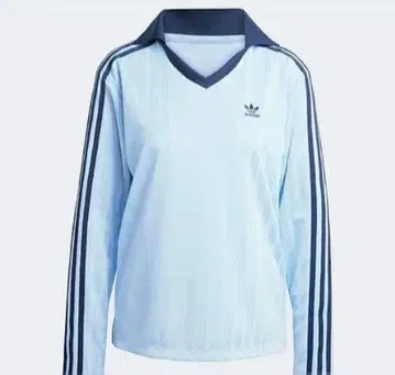 adidas Originals 긴팔 피케 셔츠 M 아디컬러 V넥