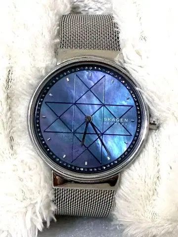 SKAGEN Annelie (아넬리) 시리즈 블루 쉘 다이얼