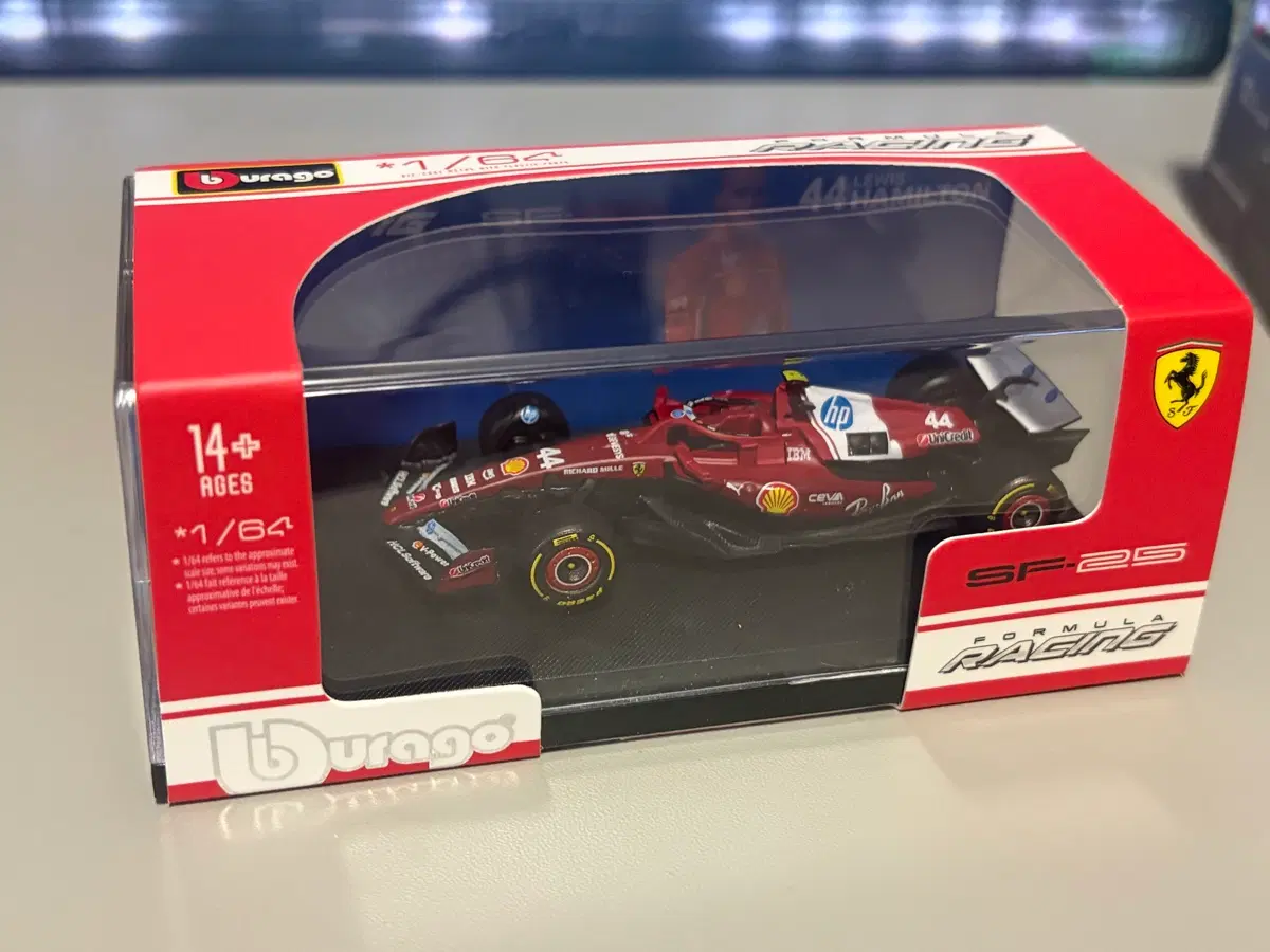 SF25 F1 페라리 44 해밀턴 1:64 다이캐스트