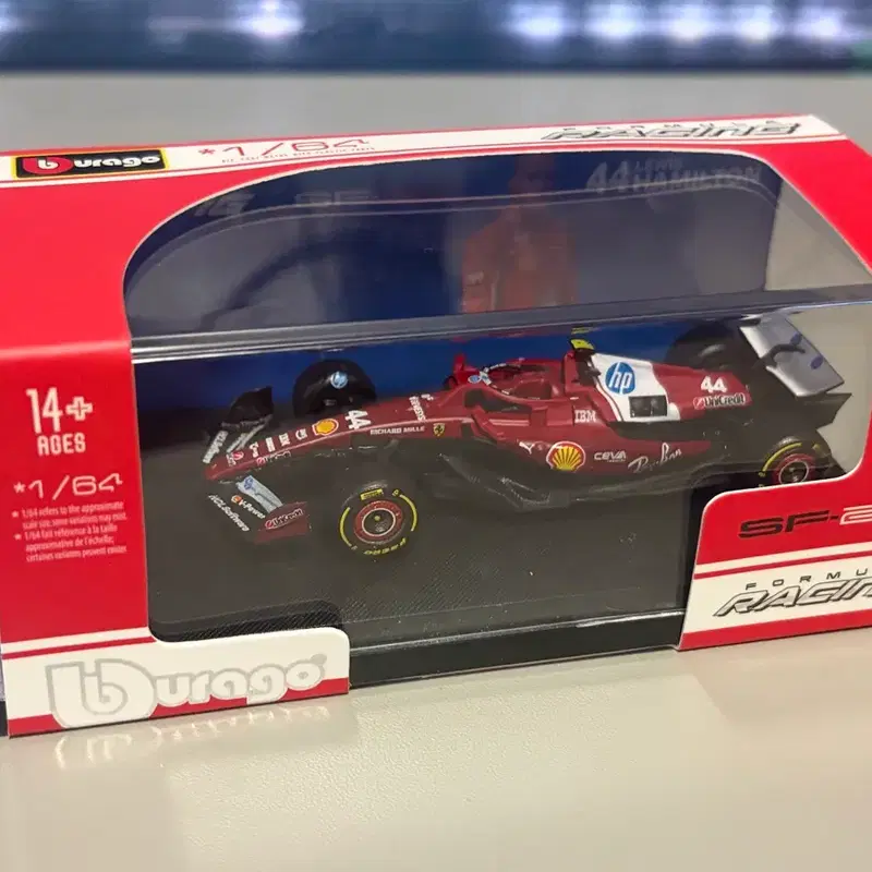 SF25 F1 페라리 44 해밀턴 1:64 다이캐스트