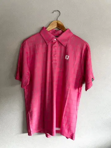 FootJoy 피케 셔츠 핑크 골프웨어