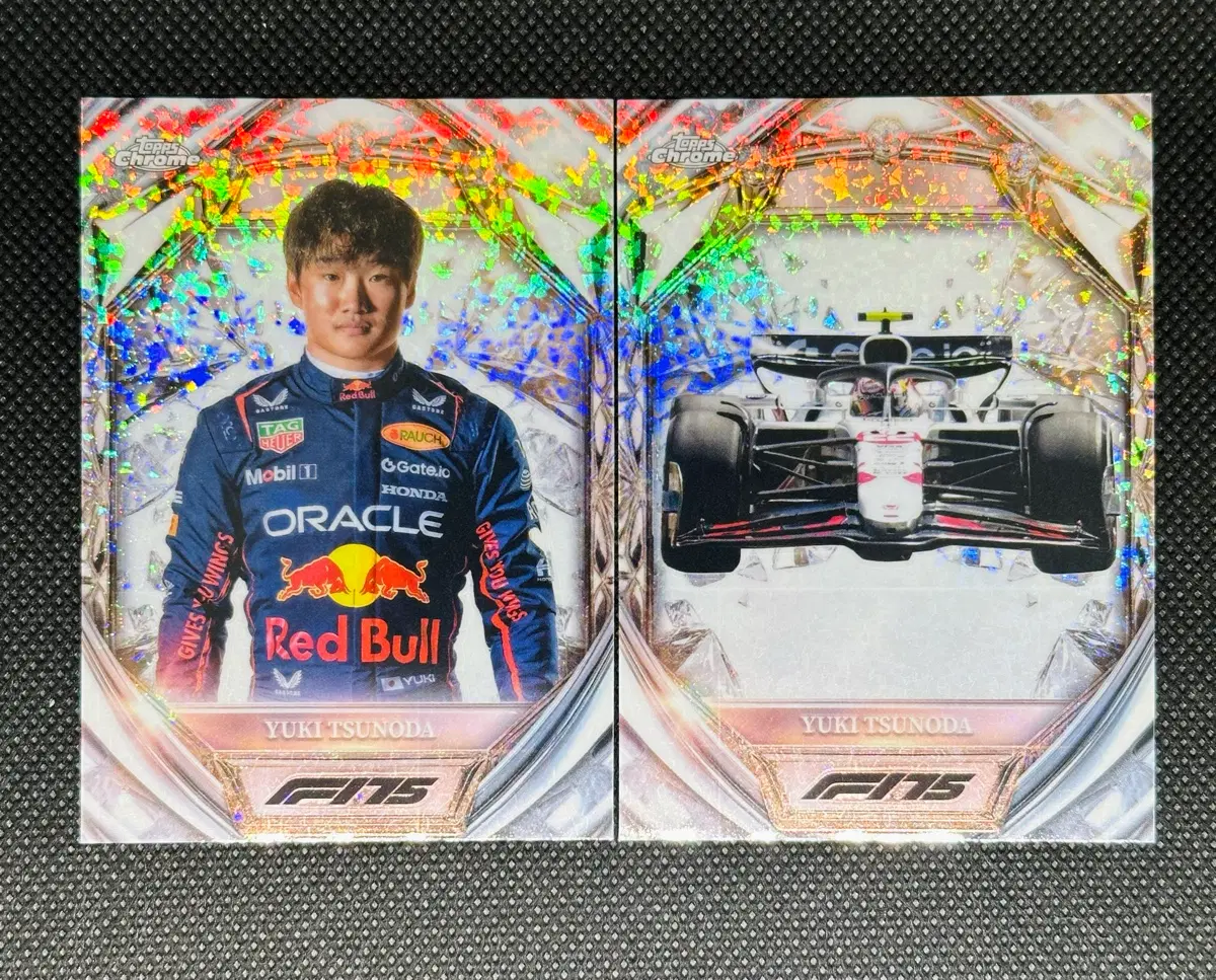 2025 f1 탑스 크롬 75주년 유키 츠노다 카드 일괄