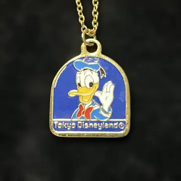 80's VINTAGE DISNEY 도널드 덕 레트로 목걸이