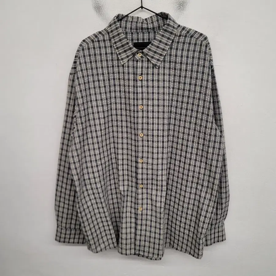 [115/3XL] 바이모노 모던 체크 셔츠