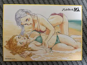 블랙클로버 전시회 입장 특전 노엘 미모사 색지