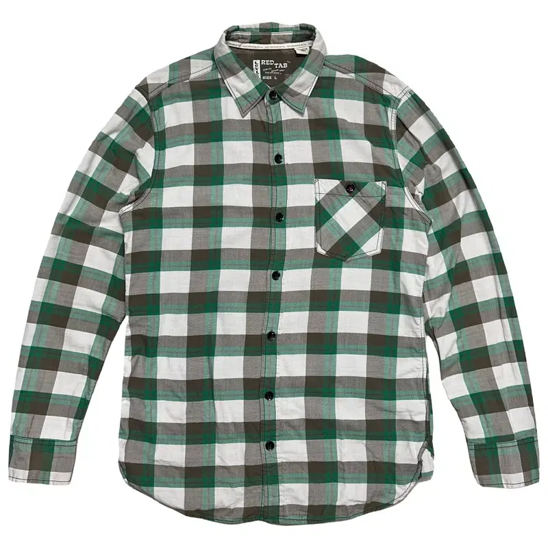 LEVI'S Red Tab 웨스턴 셔츠 그린 L