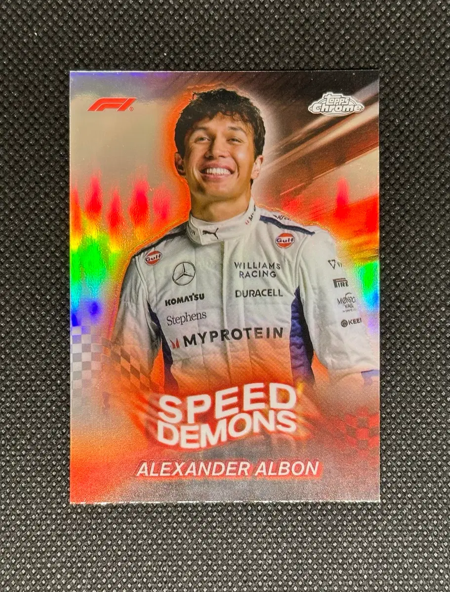 2024 탑스 크롬 f1 알렉산더 알본 스피드 데몬 카드