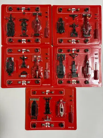 교쇼 Ferrari Collection F1 미니카 164 5종 세트