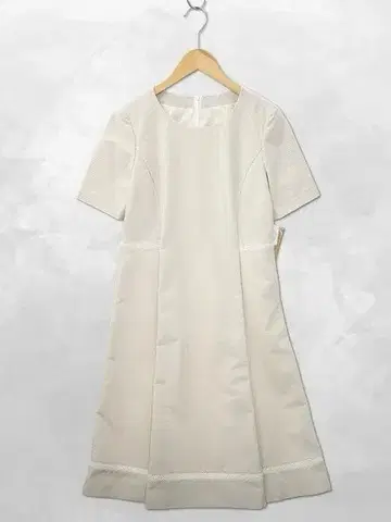 Leilian WHITE LABEL 시어서커 스트라이프 원피스 9