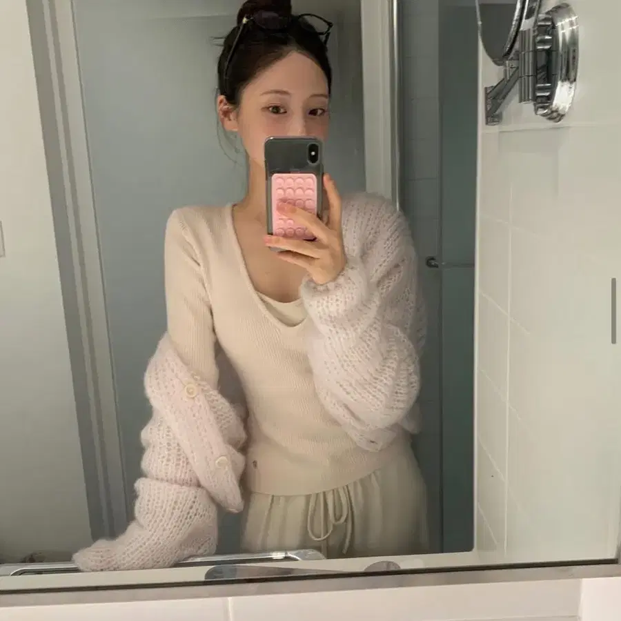 라렌 예원pick] Berlin V Knit_Pink 새상품