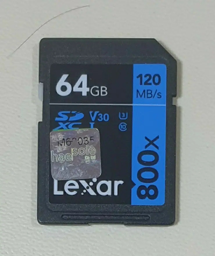 Lexer800x64GB메모리카드