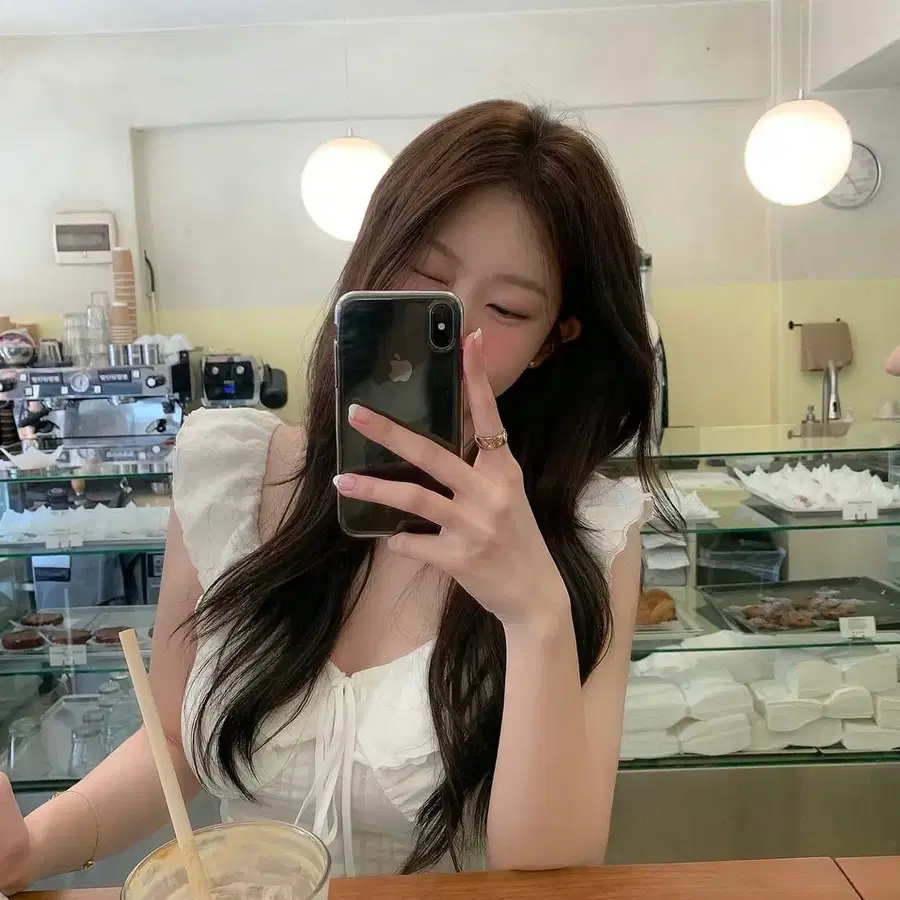 온트 웬디블라우스 아이보리 s