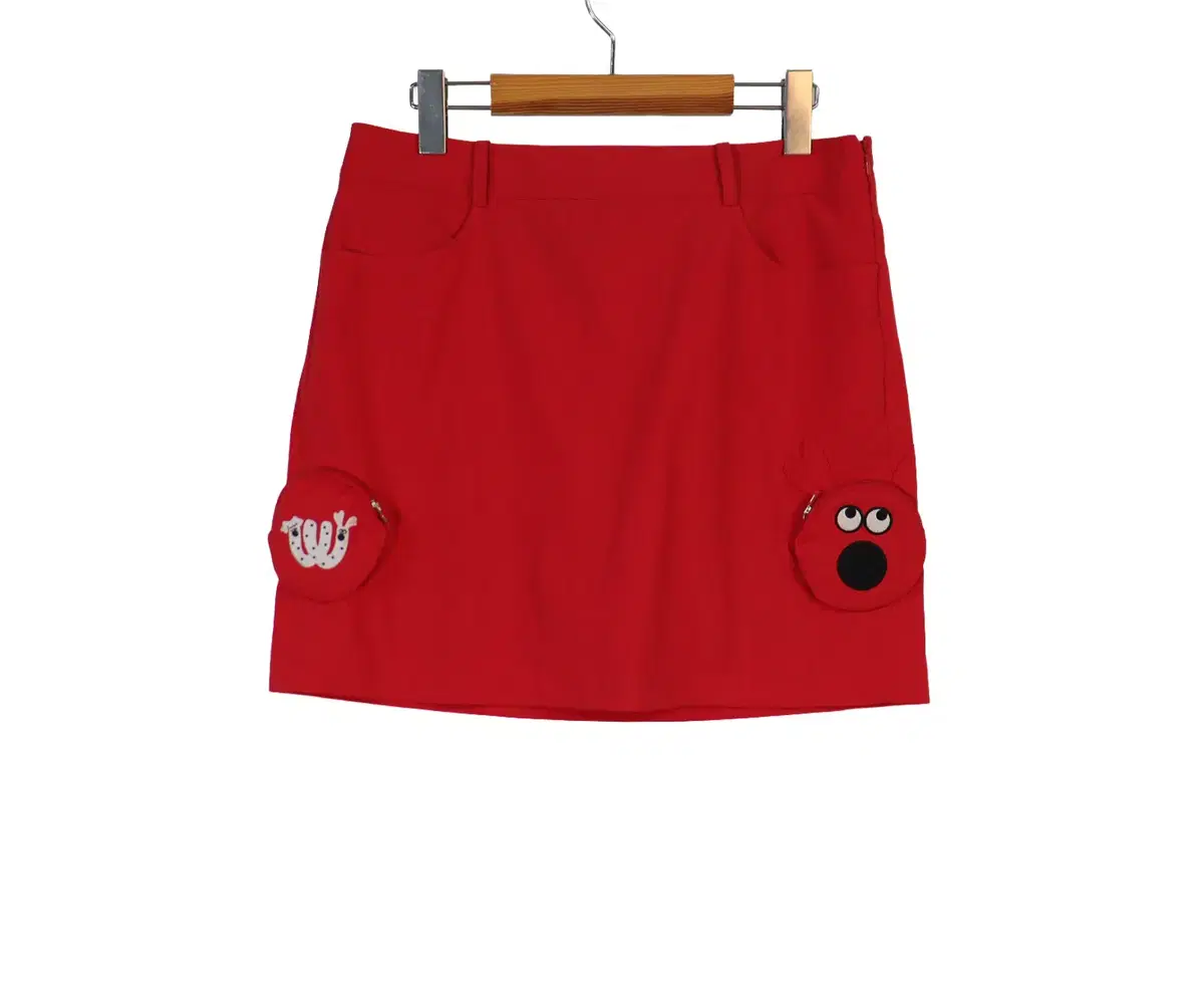 M.U SPORTS 골프 치마바지 레드 30 큐롯 스커트