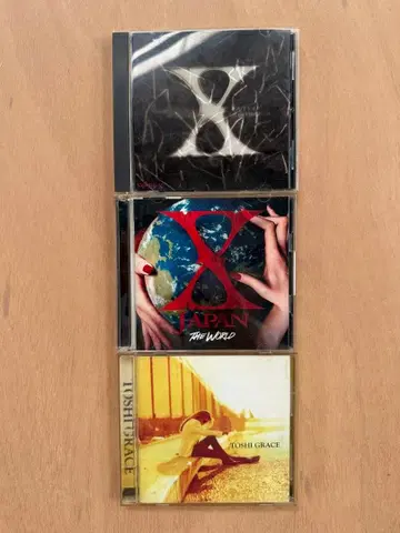 X JAPAN CD 3장 세트