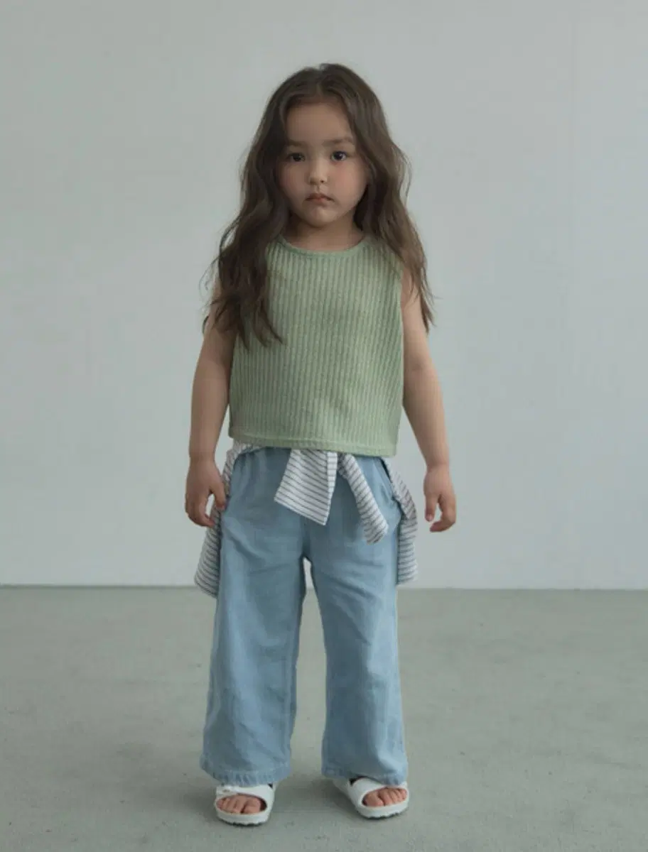베베소유 베스트 민트 90-100 사이즈