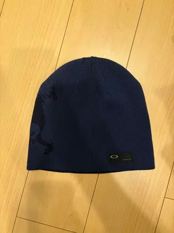 OAKLEY 니트 모자 비니 네이비