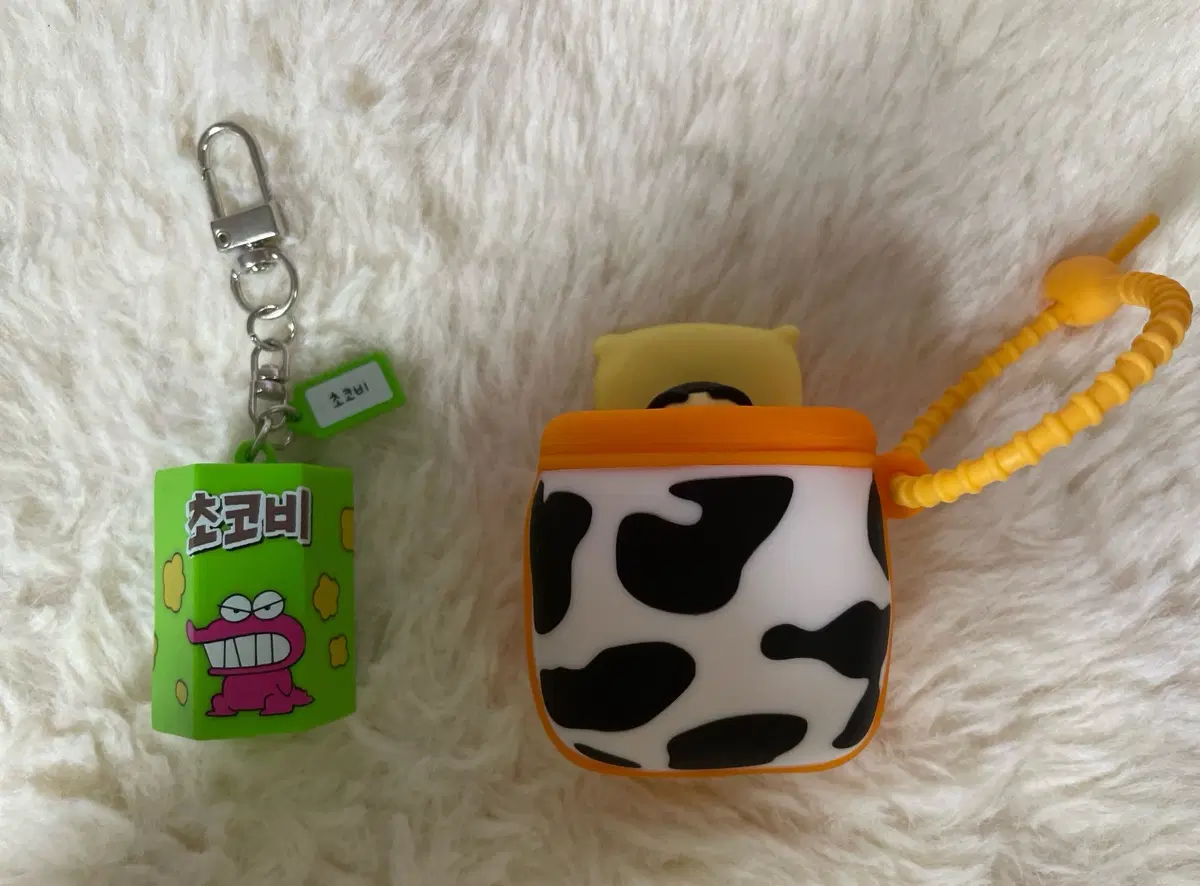 짱구 초코비 키링 + 낮잠 말랑이 스퀴시