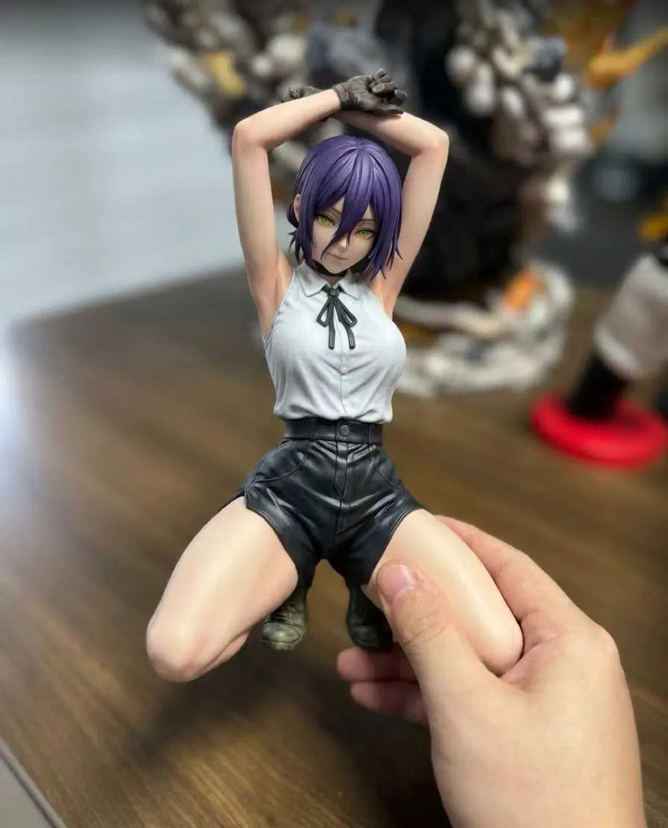 MIQI 레제 레진 피규어 체인소맨 레진 피규어 데블헌터