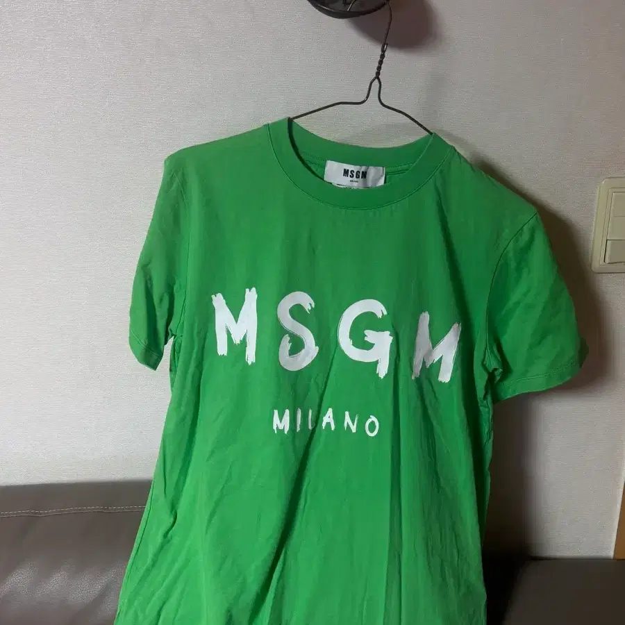 MSGM 여성 반팔 그린 S