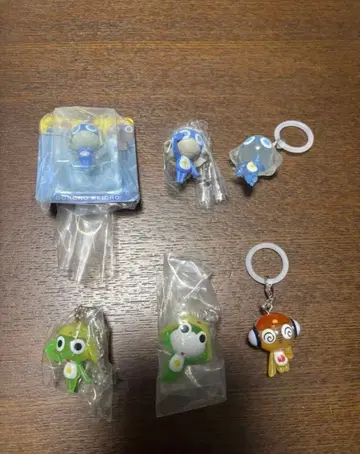 개구리 중사 케로로 메지루시 액세서리 묶음 판매 케로로, 도롱뇽, 쿠루루