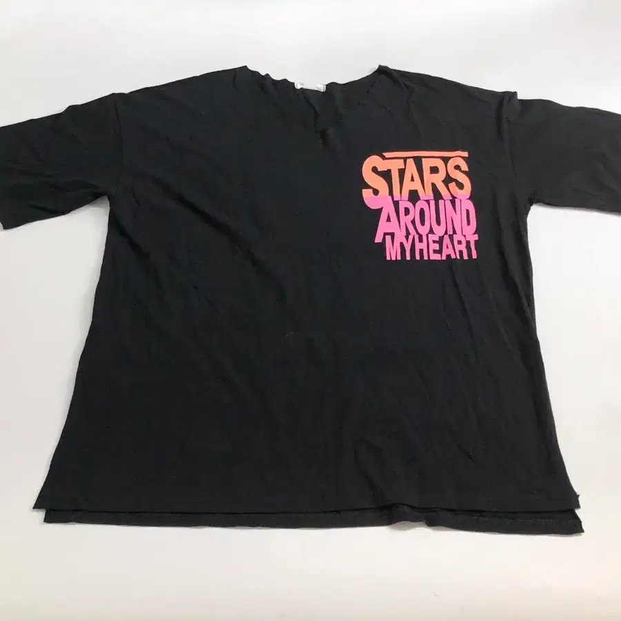 STARS AROUND MYHEART 로고 반팔