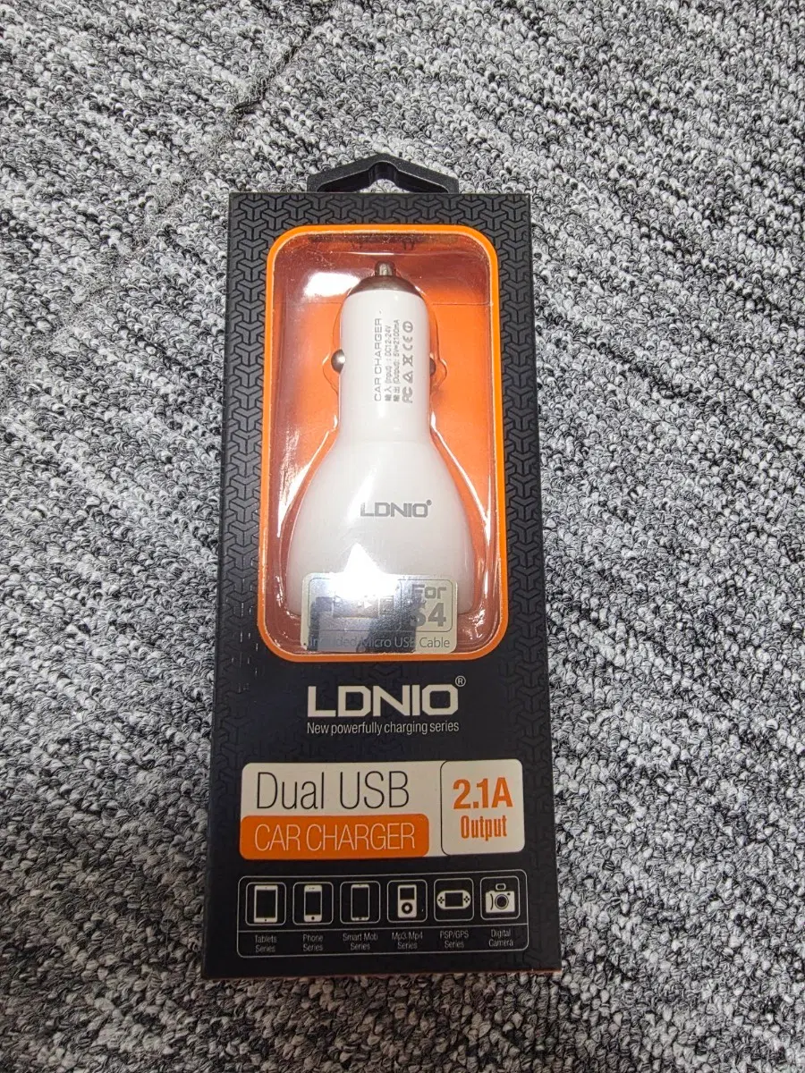 LDNIO 듀얼 USB 차량용 충전기 2.1A