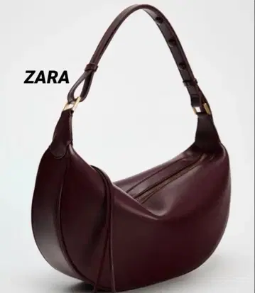 ZARA 자라 오벌백 보르도 숄더백