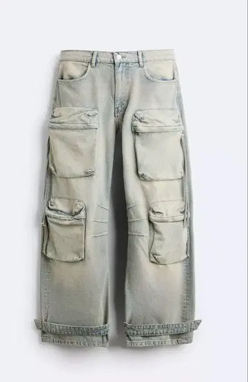 ZARA 포켓 UTILITY 데님 팬츠