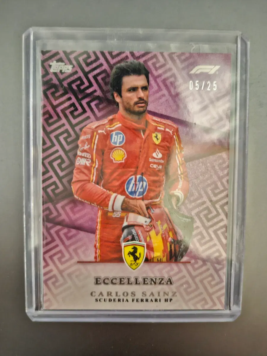 f1 탑스 에셀렌자 topps eccellenza 카를로스 사인츠 한정