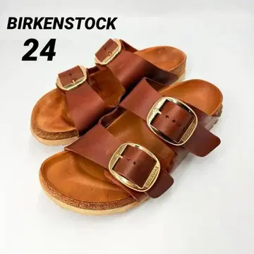 BIRKENSTOCK 애리조나 빅 버클 37 24 브라운