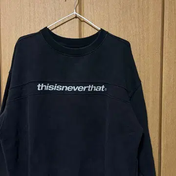 thisisneverthat 맨투맨 블랙 L 사이즈