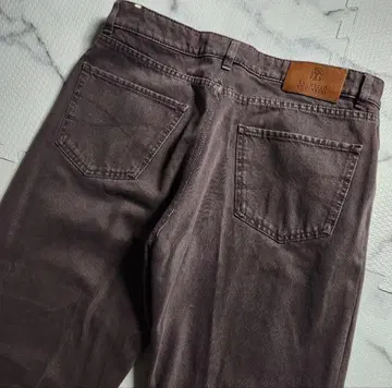 최고급 BRUNELLO CUCINELLI 데님 팬츠 퍼플 브라운