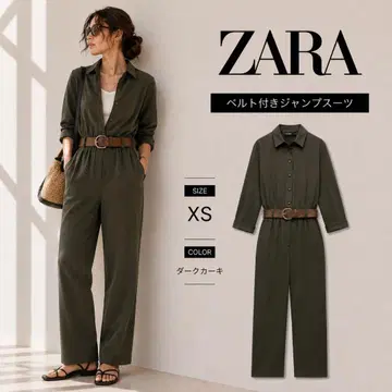 ZARA 자라 벨트 점프수트 XS 새상품
