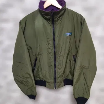 80s USA 짧은 기장 L.L.Bean 웜업 재킷 올리브 M