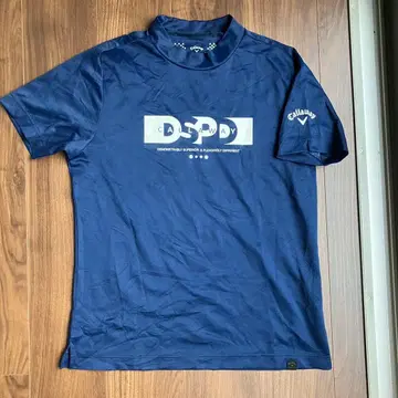 [새상품급] 캘러웨이 DSPD 로고 프린트 모크넥 셔츠 L 사이즈