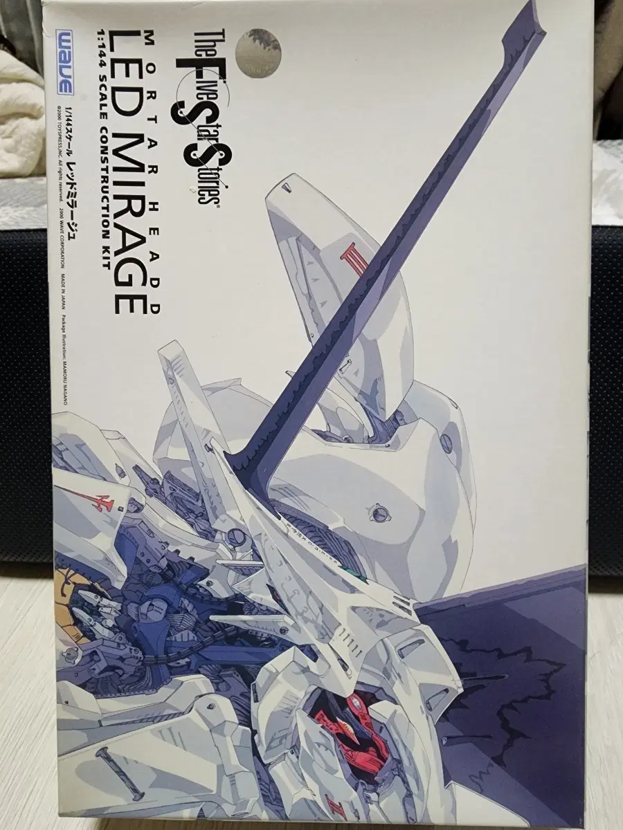 웨이브 1/144 파이브스타스토리즈 레드 미라지 건프라 조립 키트