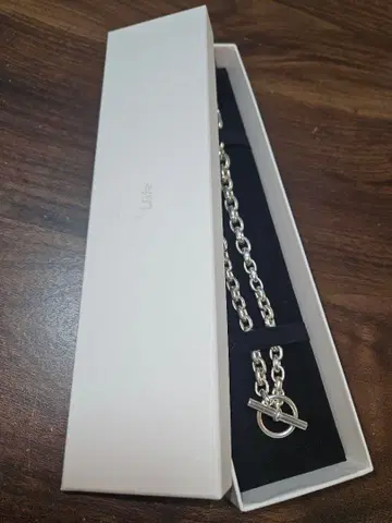 LIDNM RIPPLE NECKLACE 실버 목걸이