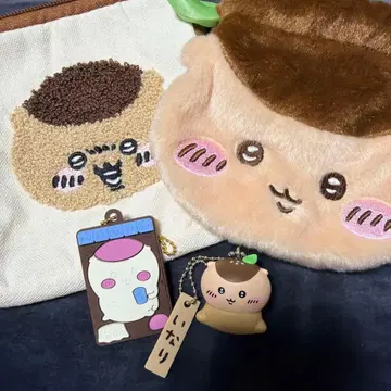 치이카와 밤만쥬 세트 판매 얼굴 복조리 초밥 파우치 캐릭터 빵빠레