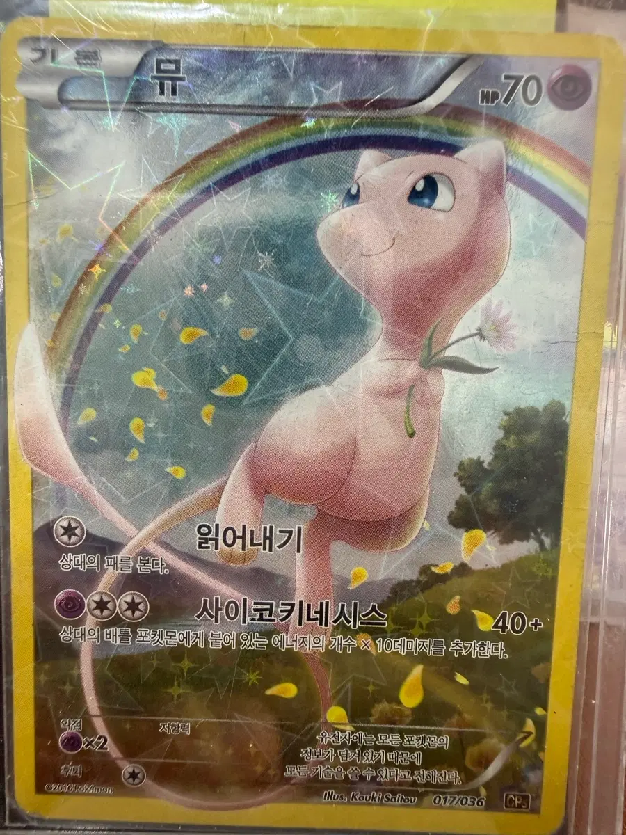 뮤 고대 포켓몬카드