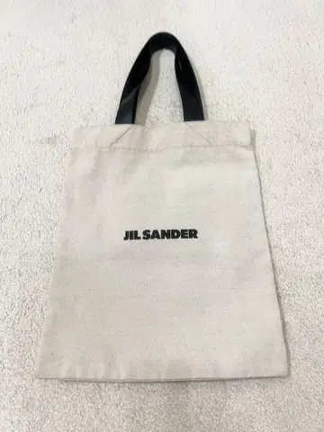 JIL SANDER/로고 디테일 렉탱귤러 토트백