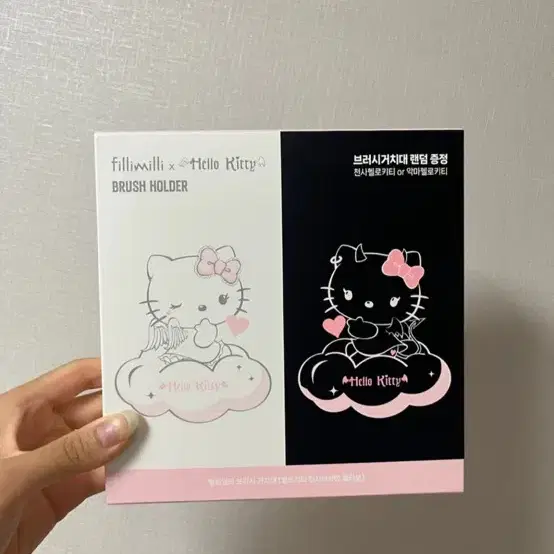 필리밀리 천사악마 키티 콜라보 거치대 보관함