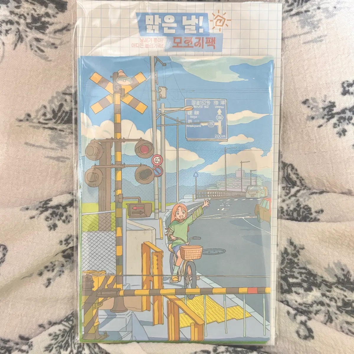 [스우님] 맑은 날 모조지 팩 일러스트 스티커 닷닷닷 스우 굿즈 통판