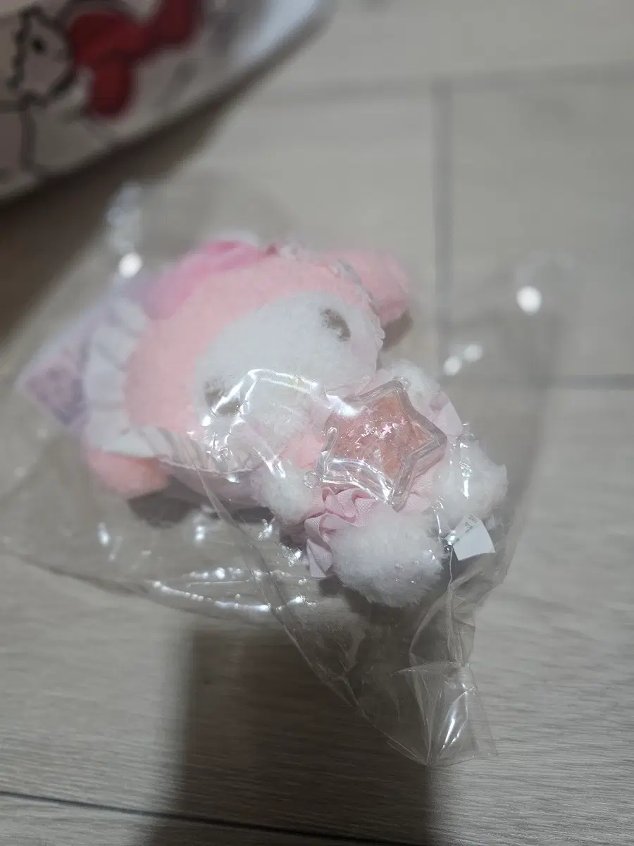 산리오 별빛 베이비보틀 마이멜로디 마스코트 인형 키링