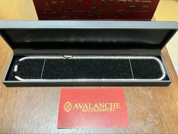 AVALANCHE 실버 테니스 목걸이 50cm archive 박스 포함