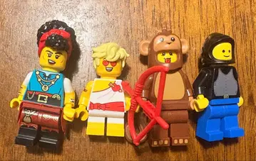 정품 LEGO 레고 미니 피규어 4체 세트