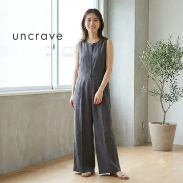 uncrave 린넨 프론트 지퍼 올인원 그레이 사이즈 1