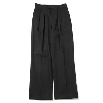 NEAT/Cotton Twill Wide/46/블랙/슬랙스/2턱