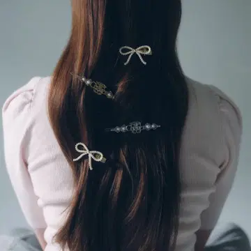 SNIDEL 메탈 헤어핀 차코트 Chacott 골드