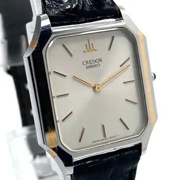 새상품 배터리 / SEIKO CREDOR 여성용 손목시계 골드 실버
